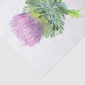 Papier Mousseline Écossais Highland Thistle Watercolor (Détail)