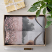 Papier Mousseline Écossais Highland Vache Fleur sauvage terrain déro (Cadeau)