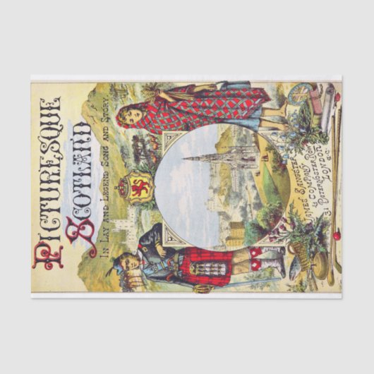 Papier Mousseline Ecosse pittoresque (Recto)