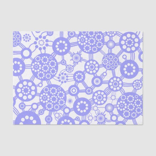 Papier Mousseline Ecosystème - Pastel Blue (Recto)
