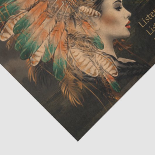 Papier Mousseline Écouter le vent (Détail)