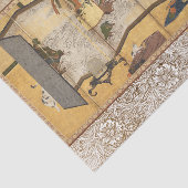Papier Mousseline Écran Coromandel Peint (Détail)