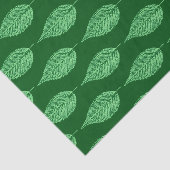 Papier Mousseline Écran en feuille de hêtre imprimé, vert émeraude p (Détail)