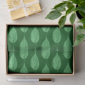 Papier Mousseline Écran en feuille de hêtre imprimé, vert émeraude p (Cadeau)