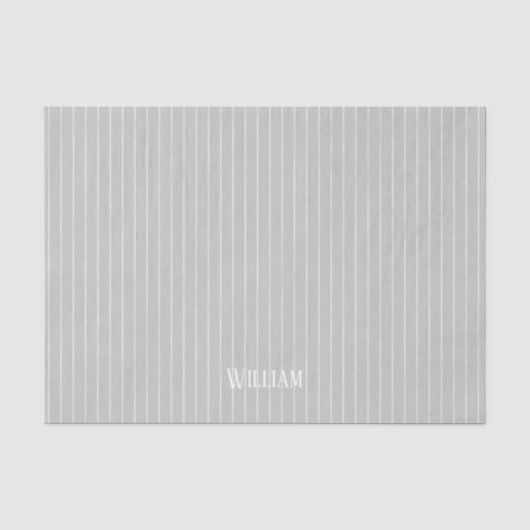 Papier Mousseline Écrans gris clair personnalisés (Recto)