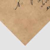 Papier Mousseline Écriture française et Red Rose Series Design 4 (Détail)