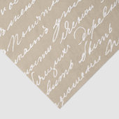 Papier Mousseline Écriture manuscrite Cursive Auteur Livres Deux ton (Détail)