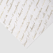 Papier Mousseline Écriture manuscrite en français Découpage Vintage (Détail)