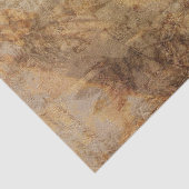 Papier Mousseline Écriture manuscrite et Rose de style antique (Détail)