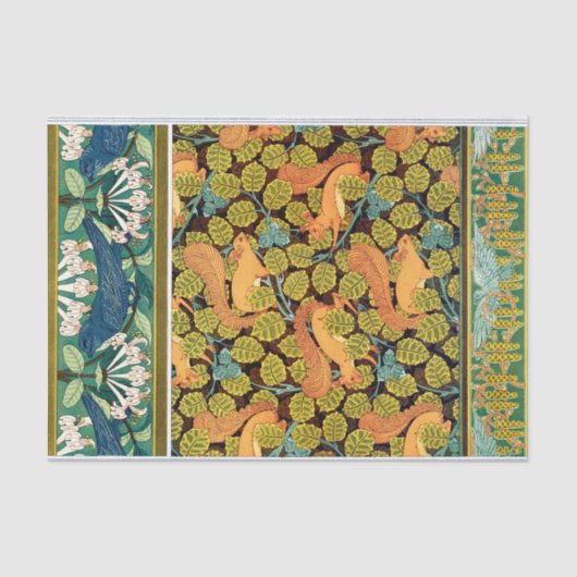 Papier Mousseline Écureuil (Recto)