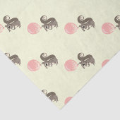 Papier Mousseline Écureuil avec le ballon rose (Détail)