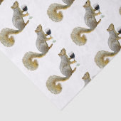 Papier Mousseline Écureuil avec papier de fond de vin (Détail)