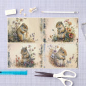 Papier Mousseline Écureuil de printemps (Artisanat)