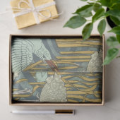 Papier Mousseline Écureuils Art Nouveau (Cadeau)
