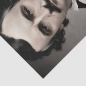 Papier Mousseline Edgar Allan Poe Portrait original (Détail)