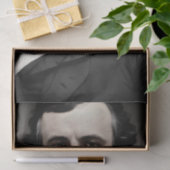 Papier Mousseline Edgar Allan Poe Portrait original (Cadeau)