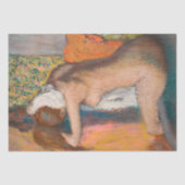 Papier Mousseline Edgar Degas - Après le bain, une femme essuie le c (Recto)