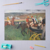 Papier Mousseline Edgar Degas - Aux courses (Artisanat)
