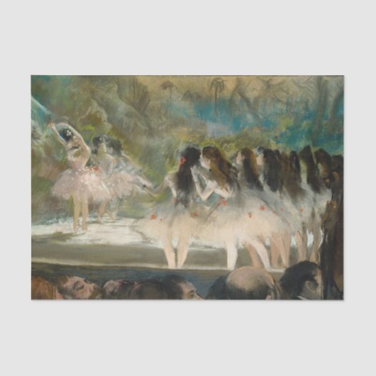 Papier Mousseline Edgar Degas - Ballet à l'Opéra de Paris (Recto)