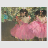 Papier Mousseline Edgar Degas - Danseurs en rose (Recto)