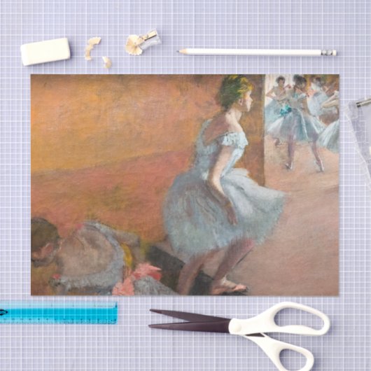 Papier Mousseline Edgar Degas - Danseurs Escalade d'un escalier (Artisanat)