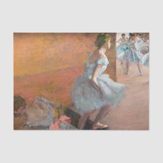 Papier Mousseline Edgar Degas - Danseurs Escalade d'un escalier (Recto)