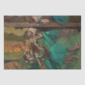 Papier Mousseline Edgar Degas - Danseurs, rose et vert (Recto)
