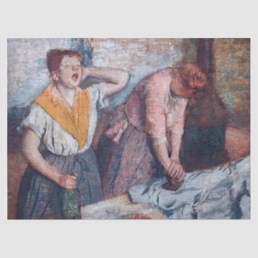 Papier Mousseline Edgar Degas - Femmes en repassage (Recto)