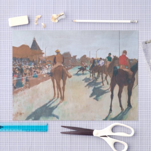 Papier Mousseline Edgar Degas - La Parade (Artisanat)