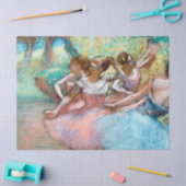 Papier Mousseline Edgar Degas - Quatre Ballerinas sur scène (Artisanat)