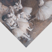 Papier Mousseline Edgar Degas - Répétition de ballet sur scène (Détail)