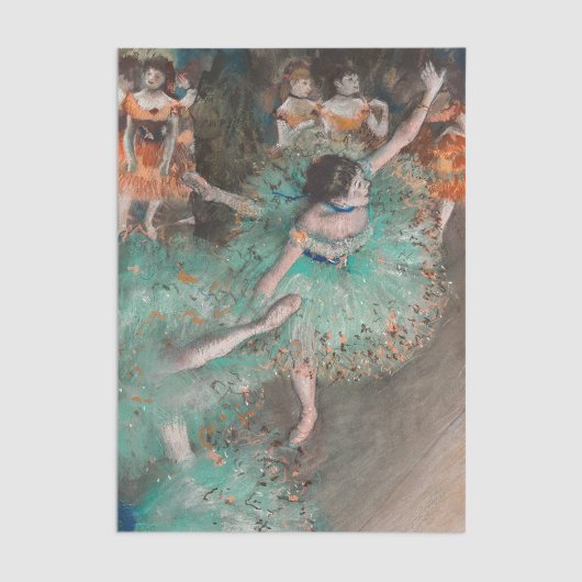 Papier Mousseline Edgar Degas - Swaying Dancer / Danseuse en vert