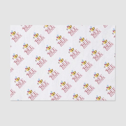 Papier Mousseline Édition de Noël de gardien d'abeille (Recto)