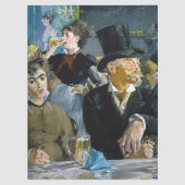 Papier Mousseline Edouard Manet - Au Café