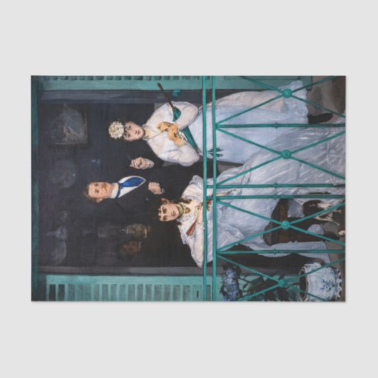 Papier Mousseline Edouard Manet - Balcon / Le Balcon (Recto)