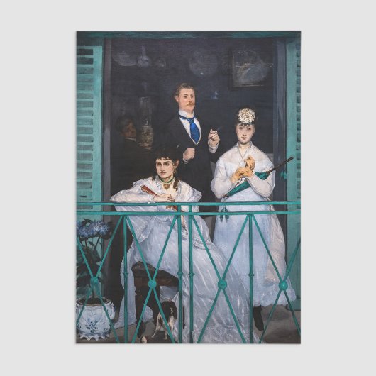 Papier Mousseline Edouard Manet - Balcon / Le Balcon