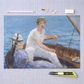 Papier Mousseline Edouard Manet - Bateau (Artisanat)