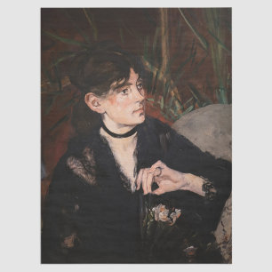 Papier Mousseline Edouard Manet - Berthe Morisot avec un éventail 18