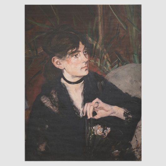 Papier Mousseline Edouard Manet - Berthe Morisot avec un ventilateur