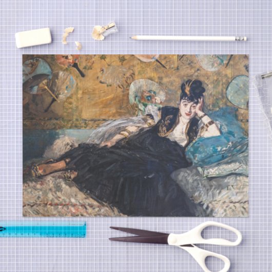 Papier Mousseline Edouard Manet - Dame aux Éventails (Artisanat)