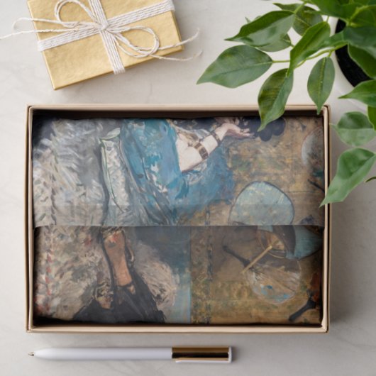 Papier Mousseline Edouard Manet - Dame aux Éventails (Cadeau)