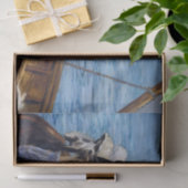 Papier Mousseline Edouard Manet - En bateau (Cadeau)