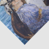 Papier Mousseline Edouard Manet - En bateau (Détail)