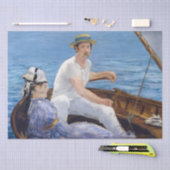 Papier Mousseline Edouard Manet - En bateau (Artisanat)