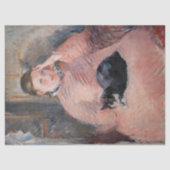 Papier Mousseline Edouard Manet - Femme avec chat (Recto)