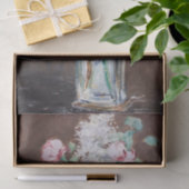 Papier Mousseline Edouard Manet - Fleurs dans un Vase de Cristal (Cadeau)