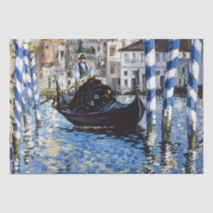Papier Mousseline Edouard Manet - Grand Canal, Venise