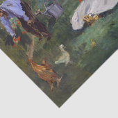 Papier Mousseline Edouard Manet - La famille Monet dans son jardin (Détail)