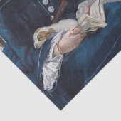 Papier Mousseline Edouard Manet - Le Chemin De Fer (Détail)