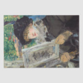 Papier Mousseline Edouard Manet - Lecture Femme (Recto)